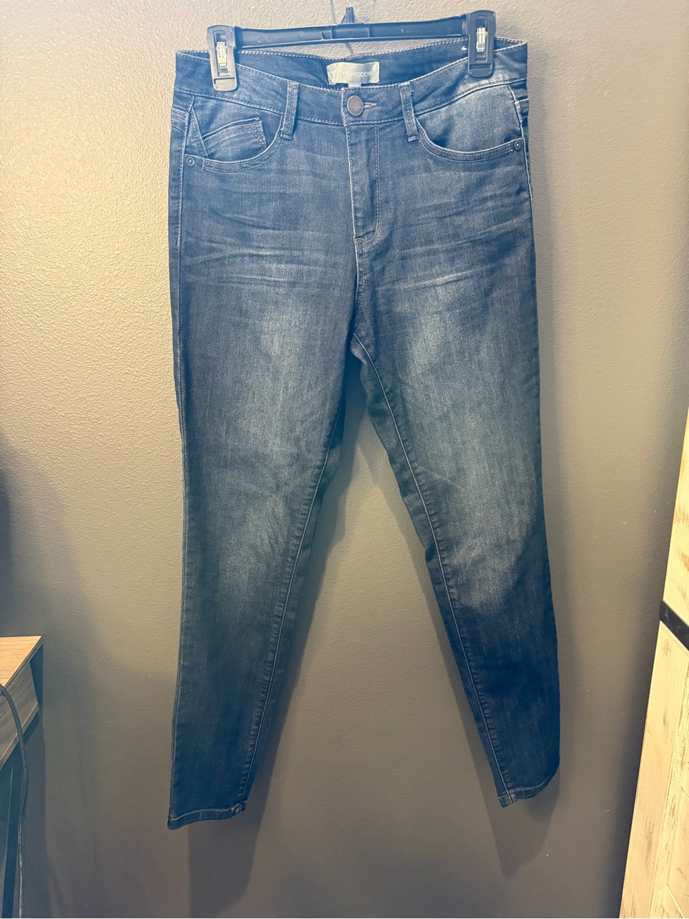Wit & Wisdom dark blue skinny jeans